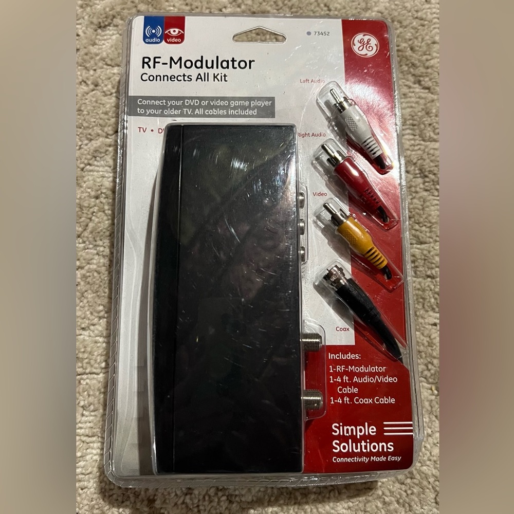 GE RF- Modulator “Connects all kit” *new